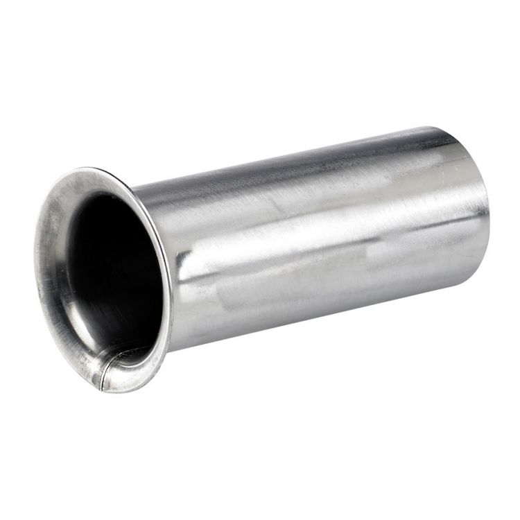 Biltwell Trumpet Raw Steel Exhaust Tip Cycle Gear