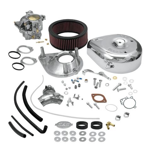S&S Cycle Super E Carburetor Kit For Harley Big Twin Evo 1984-1992