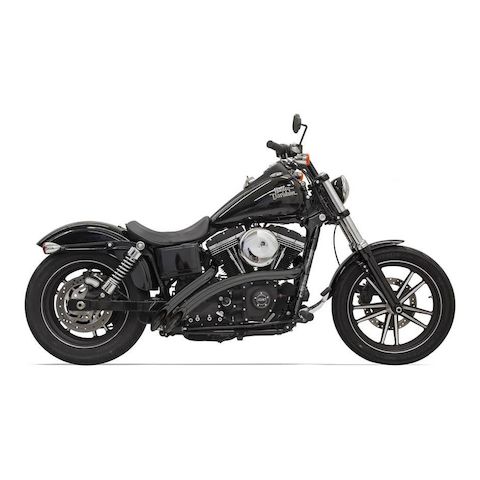 Bassani Radial Sweepers Exhaust With Heat Shields For Harley Softail 1986-2017