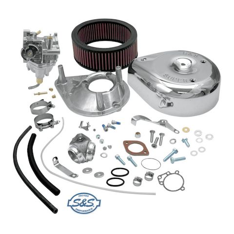 S&S Cycle Super E Carburetor Kit For Harley Shovelhead 1966-1978