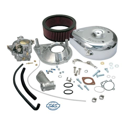 S&S Cycle Super E Carburetor Kit For Harley Panhead 1955-1965