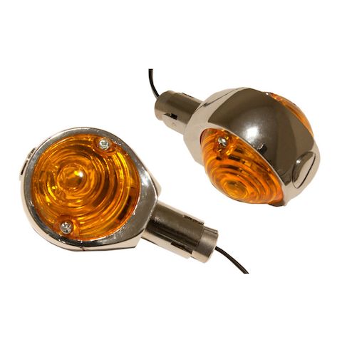 Emgo Euro 1" Bar End Turn Signal Lights