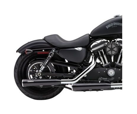 Cobra 3" RPT Slip-On Mufflers For Harley Softail Fatboy / Deuce 2007-2017