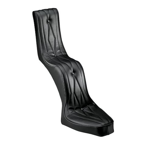 Drag Specialties King / Queen 2-Up Rigid Seat For Harley