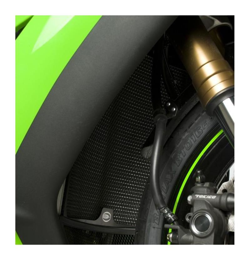 Zx6r Radiator Guard R&G Racing Radiator Guard Kawasaki ZX6R 2007-2012 - Cycle Gear
