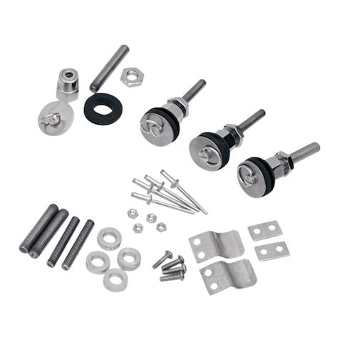 Saddlemen S4 Quick Disconnect Docking Post & Fastener Kit For Harley Sportster 1994-2019