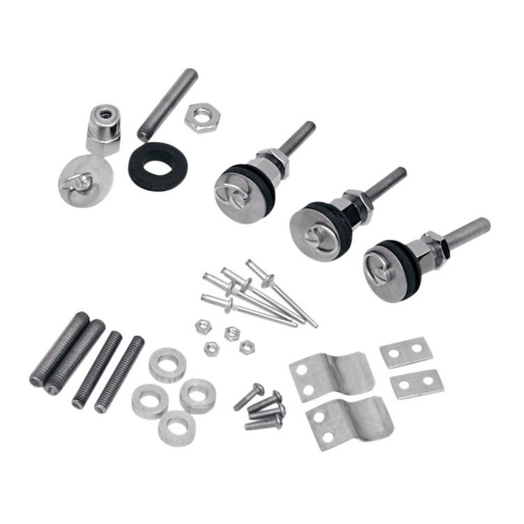 Saddlemen S4 Quick Disconnect Docking Post & Fastener Kit For Harley