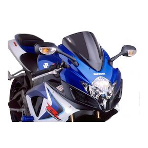 thumbnail image 2 of Double Bubble Motorcycle Windscreen For Suzuki GSXR 600 750 K4 K5 – Made In UK – 13 Colours Available (Grey Shown) 2 of 3