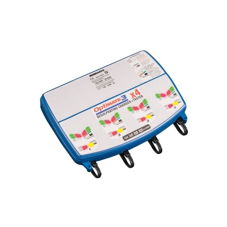 TecMate Charger Optimate 3 X4