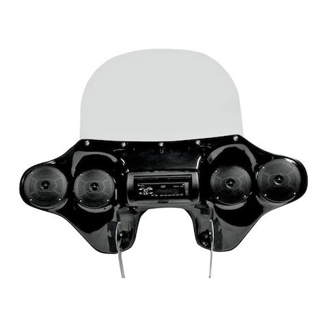 Hoppe Quadzilla Detachable Audio Fairing For Harley