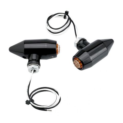 Joker Machine Vega LED Bullet Turn Signals For Harley