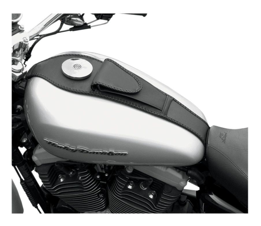 Mustang Tank Bib With Pouch For Harley Sportster With 4.5 Gallon Tank