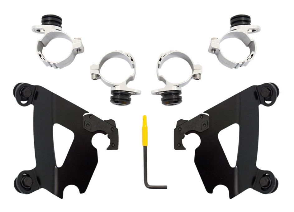 Memphis Shades Cafe Fairing Trigger-Lock Mount Kit For Harley Sportster / Street 1996-2020