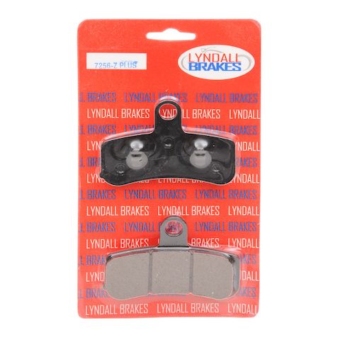 Lyndall Brakes Z-Plus Carbon / Aramid Front Brake Pads For Harley Softail / Dyna 2008-2017