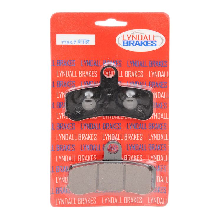 Lyndall Brakes Z-Plus Carbon / Aramid Front Brake Pads For Harley