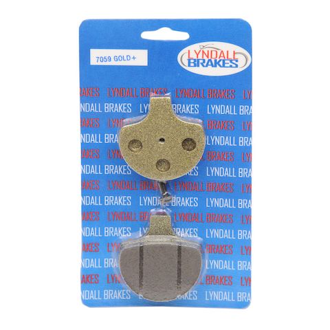Lyndall Brakes Gold-Plus Front Brake Pads For Harley