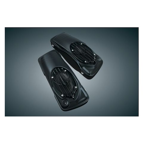 Kuryakyn Saddlebag Lids With 6"x9" Kicker Speakers For Harley Touring 2006-2013