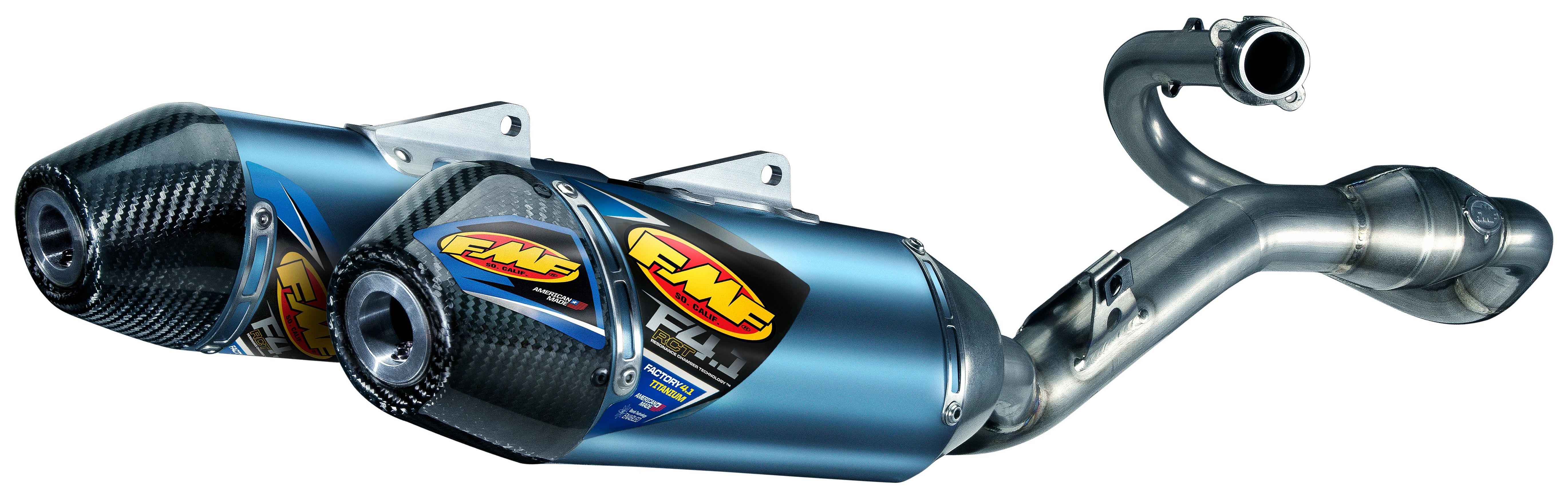 I 4.1 RCT Ti KTM450SXF FC450 19-21 System M/Bomb Header (FMF-045639) main image 1