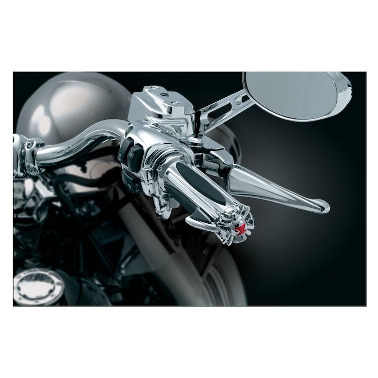 Kuryakyn Widow Grips For Harley With Dual Cable Throttle Cycle Gear