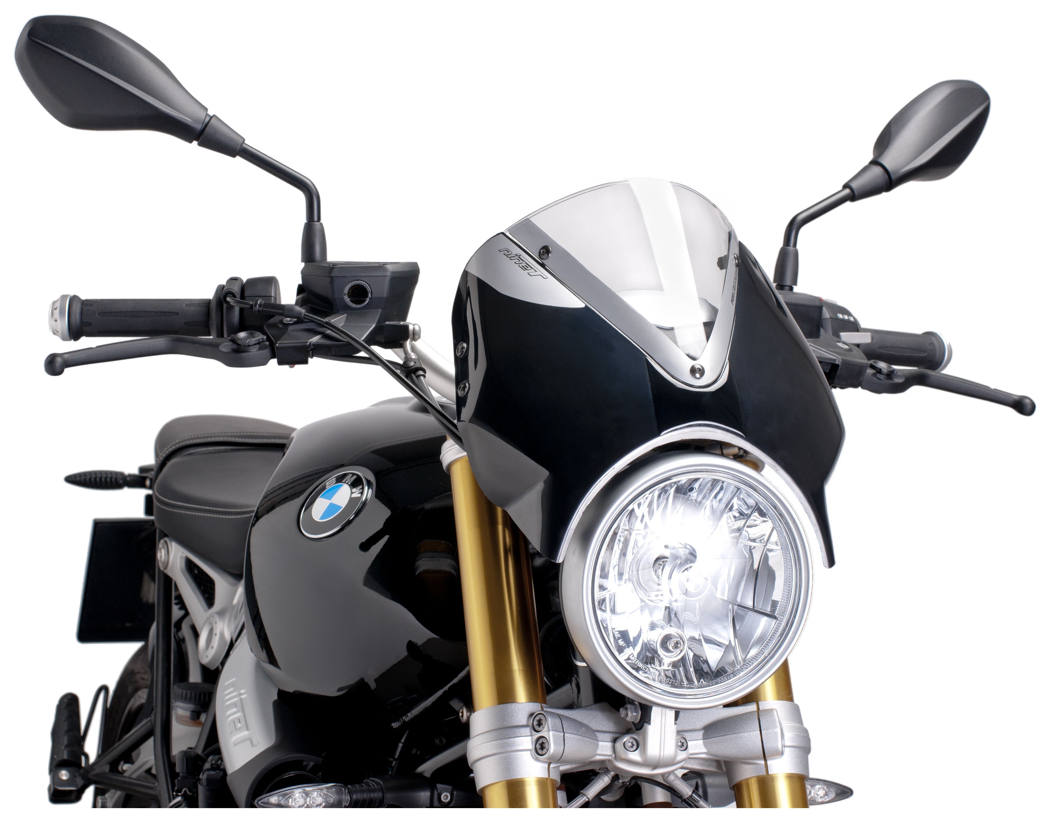 Scrambler Bmw R Ninet Touring Puig New Generation Windscreen Smoke