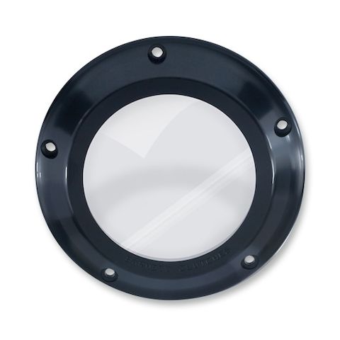 Barnett Clear Derby Cover For Harley 1999-2006