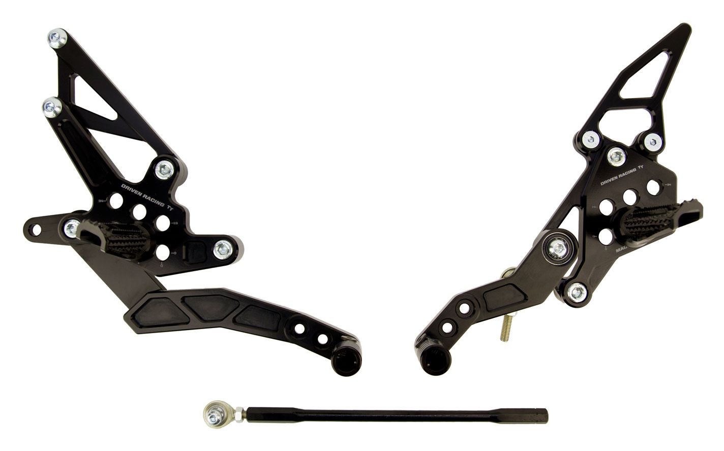 Driven Racing TT Rearsets Yamaha FZ-07 / MT-07 / XSR700 - Cycle Gear