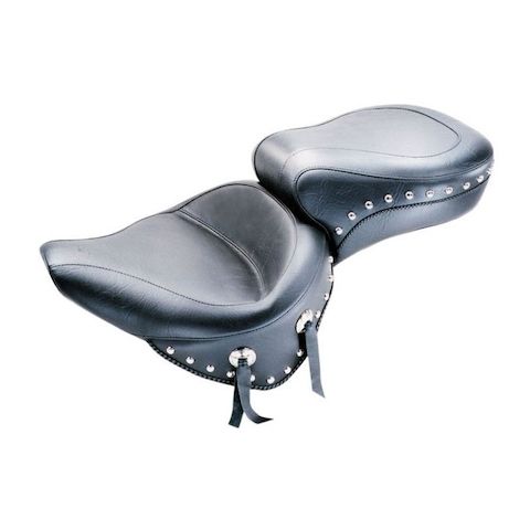 Mustang Wide Touring Smooth Seat For Harley