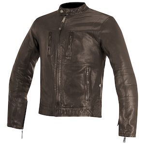 Alpinestars Oscar Brass Leather Jacket (Brown - 3XL)