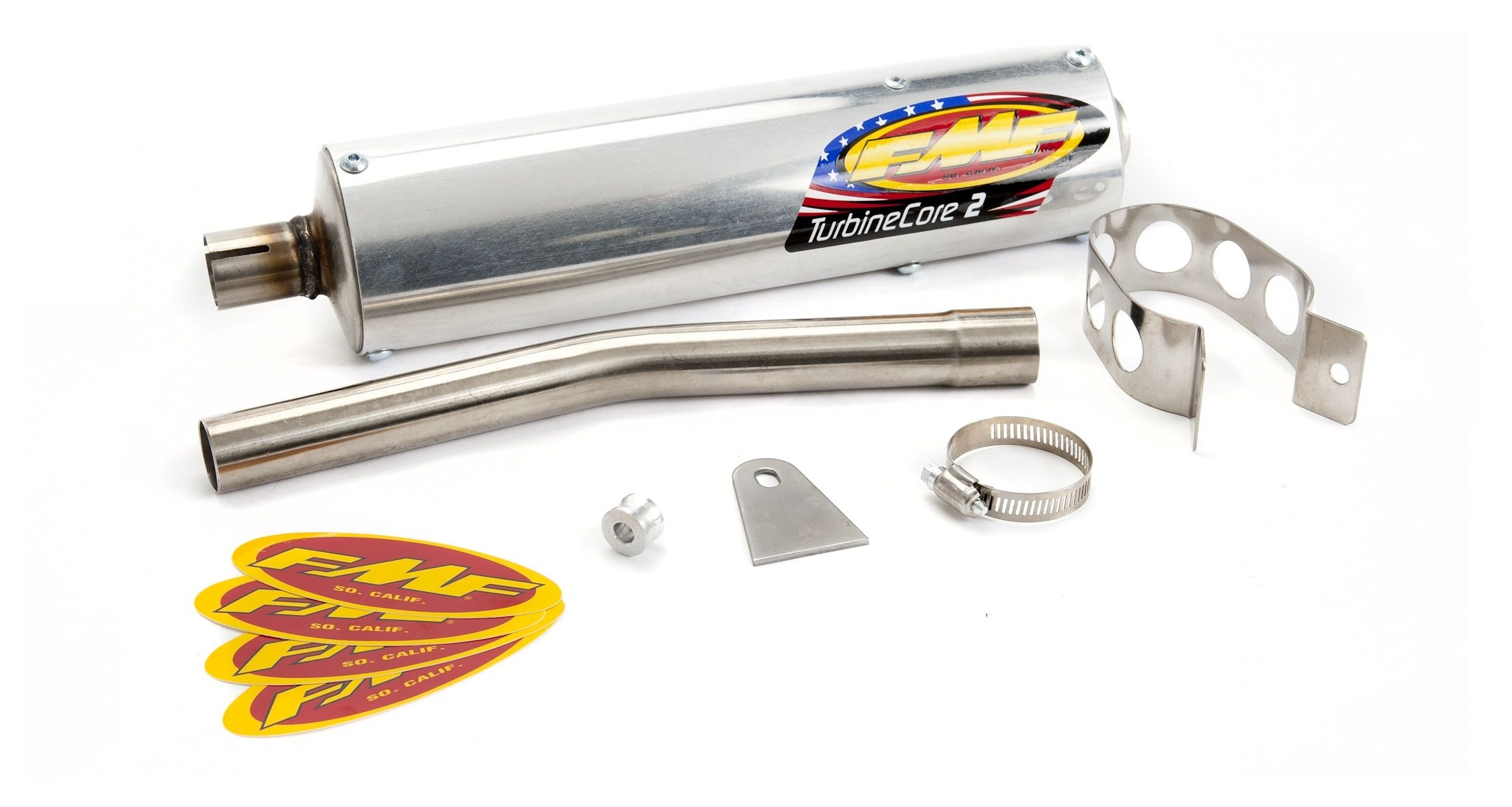 FMF Universal 2 Stroke Turbinecore Silencer Cycle Gear