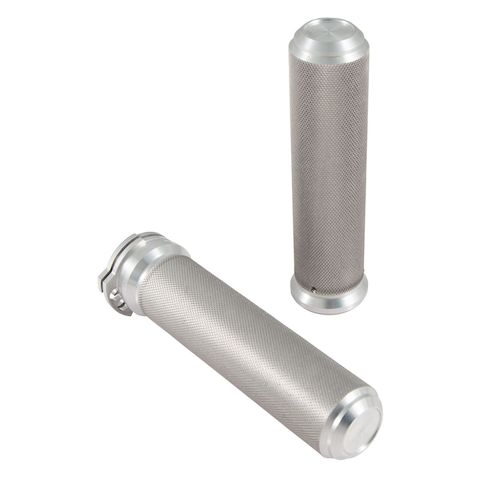 Speed Merchant Aluminum Grips For Harley With Dual Cable Throttle