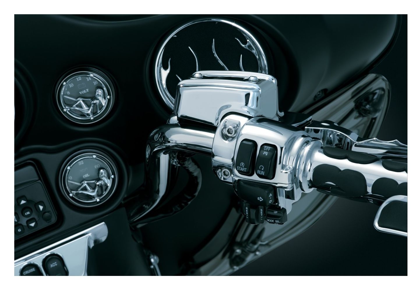 Kuryakyn Handlebar Control Cover Kit For Harley Touring 2008-2013 ...