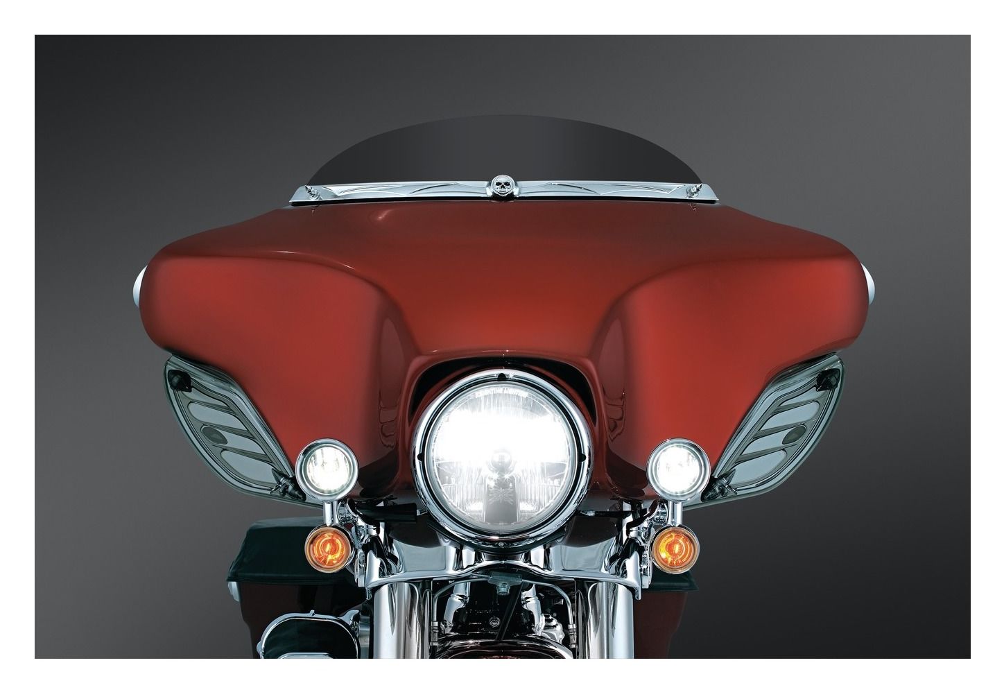 Kuryakyn Airmaster Theme Windshield For Harley Touring 19962013
