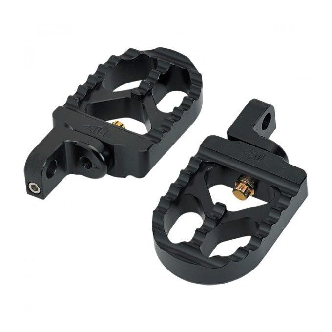 Joker Machine Adjustable Serrated Offset Foot Pegs For Harley Sportster