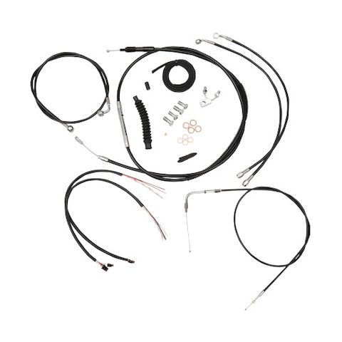 LA Choppers Handlebar Cable Brake Line And Wire Kit For Harley Softail w/ABS 2011-2014