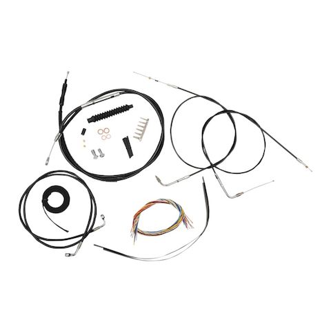LA Choppers Handlebar Cable Brake Line And Wire Kit For Harley Dyna Wide Glide / Switchback 2012-2017