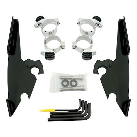 Memphis Shades Fats / Slim / Batwing Trigger-Lock Mount Kit For Harley Sportster Custom 2011-2019
