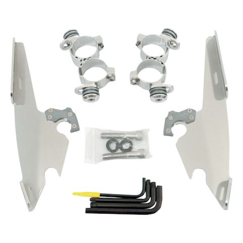 Memphis Shades Fats / Slim / Batwing Trigger-Lock Mount Kit For Harley Sportster Custom 2011-2019