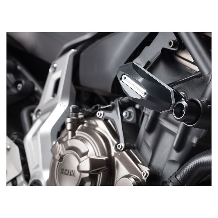 SWMOTECH Frame Sliders Yamaha FZ07 / MT07 / XSR700 Cycle Gear