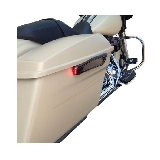 Alloy Art LED Saddlebag Hinge Covers For Harley Touring 20142023 Cycle Gear