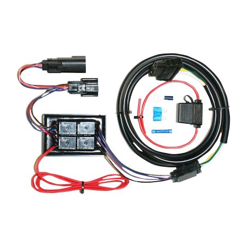 Khrome Werks Plug & Play Trailer Wiring Harness Kit For Harley Touring 2014-2025