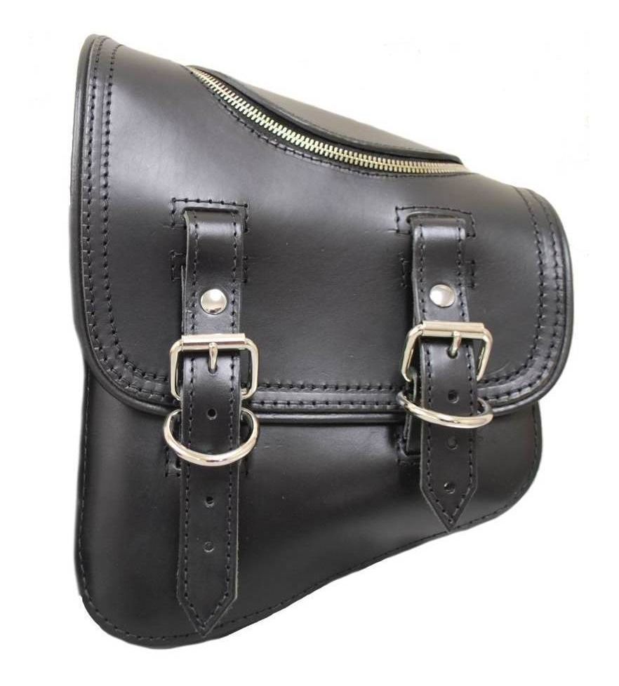 La Rosa Solo Zipper Bag For Harley Softail & Rigid Cycle Gear