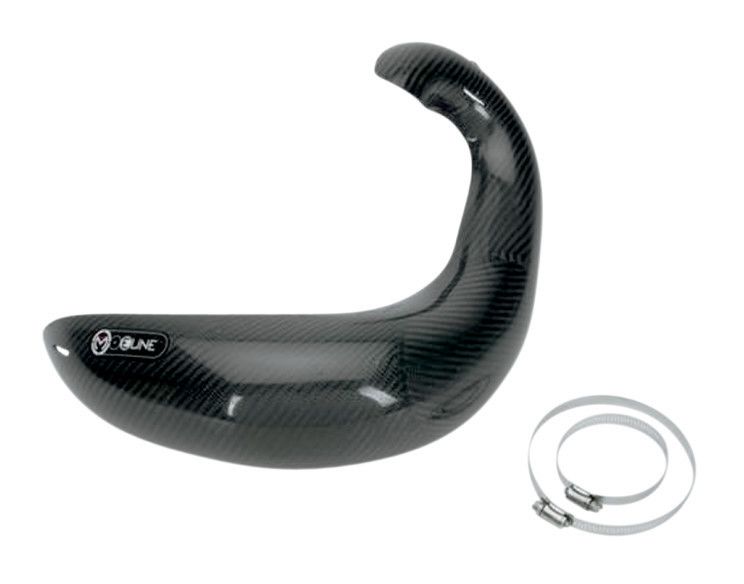 Moose Racing ELine Carbon Fiber Pipe Guard KTM 250cc300cc 20042010
