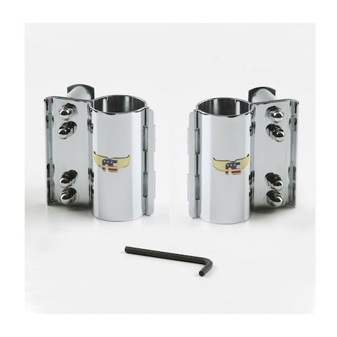 National Cycle Wide Frame Heavy Duty Windshield Mount Kit For Harley Softail / Dyna 1980-2012