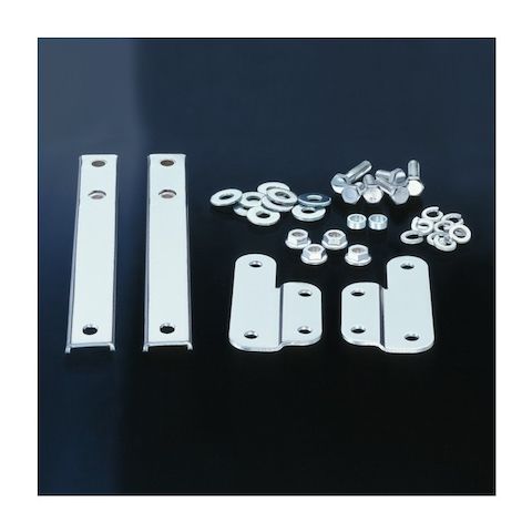 National Cycle Wide Frame Heavy Duty Windshield Mount Kit For Harley FL Softail 1986-2017