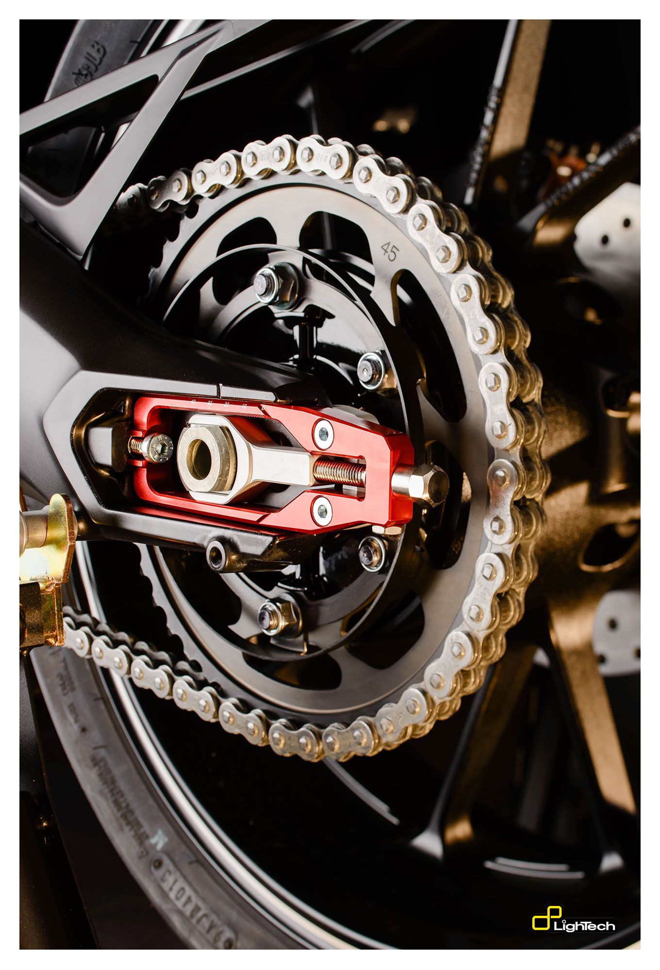 LighTech Chain Adjusters Kawasaki ZX10R 2011-2015 - Cycle Gear
