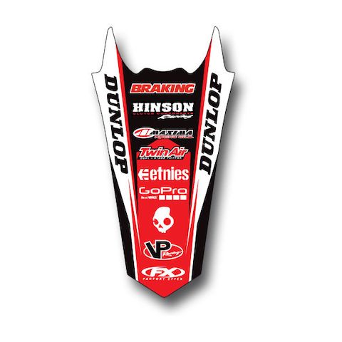 Factory Effex Rear Fender Graphic Honda CRF250R 2004-2009