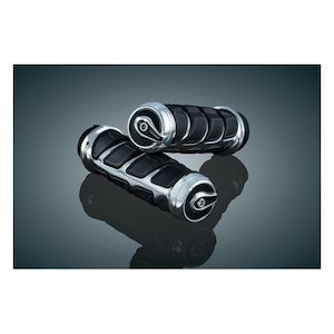 Handlebar Hand Grips 1 Inch Craftride CG14 Billet CNC Ompatible With Compatible With Kawasaki Compatible With Yamaha Suzuki Compatible With Honda Black 138208 0