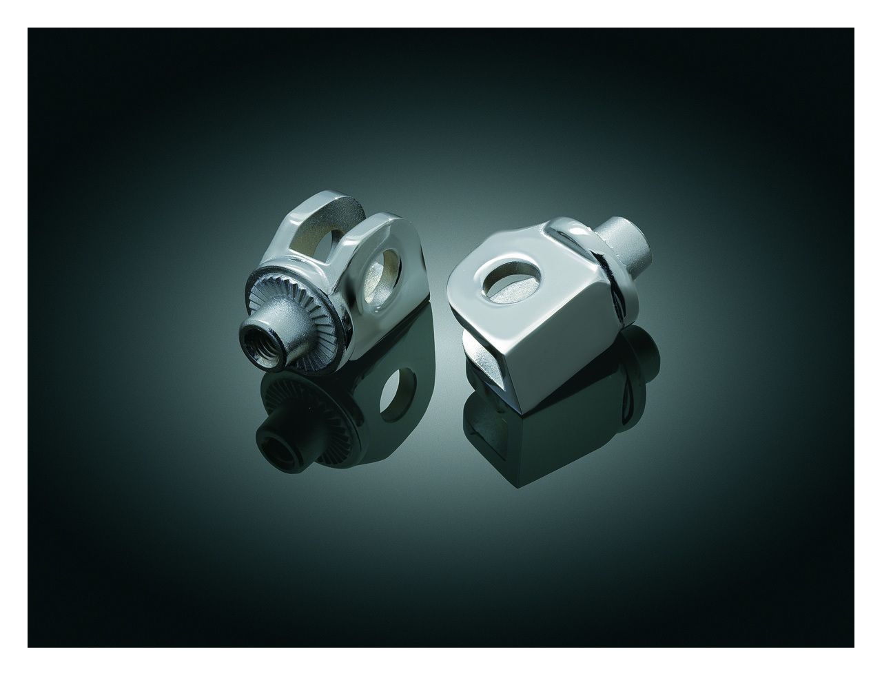 Kuryakyn Front / Rear Splined Foot Peg Adapters Can-Am / Honda / Suzuki / Triumph