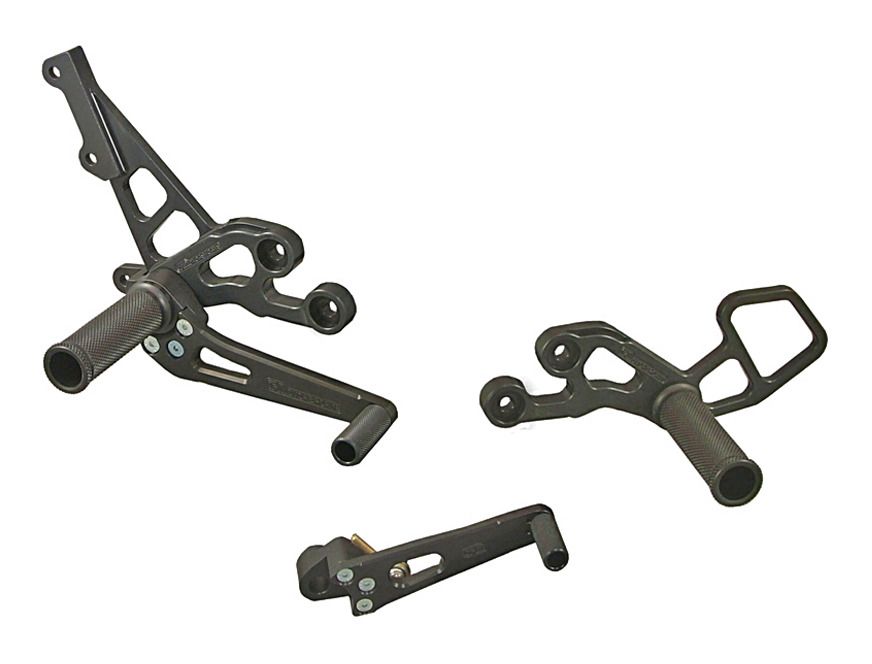 Woodcraft Rearset Kit Suzuki GSXR600 / GSXR750 20062010 Cycle Gear
