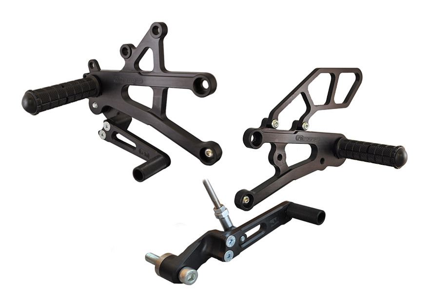 Woodcraft Rearset Kit Triumph Street Triple / R 2013-2017